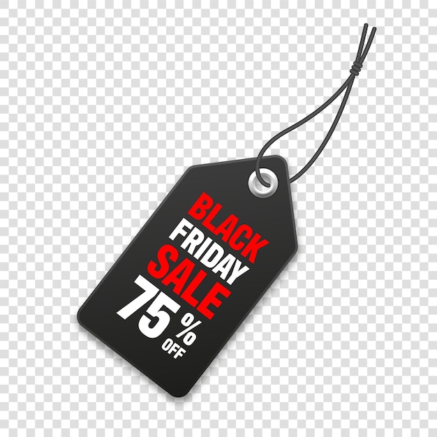 Realistyczna czarna tabliczka cenowa specjalna oferta lub zniżka na zakupy etykieta detaliczna papierowa naklejka promocyjna
