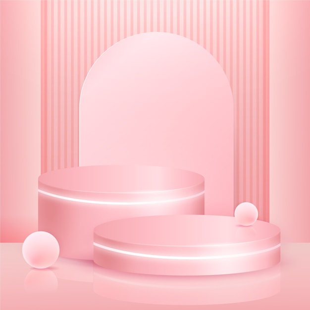 Realistyczna ilustracja podium