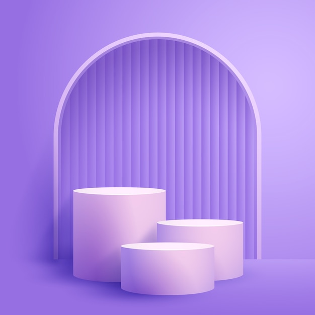 Realistyczna ilustracja podium
