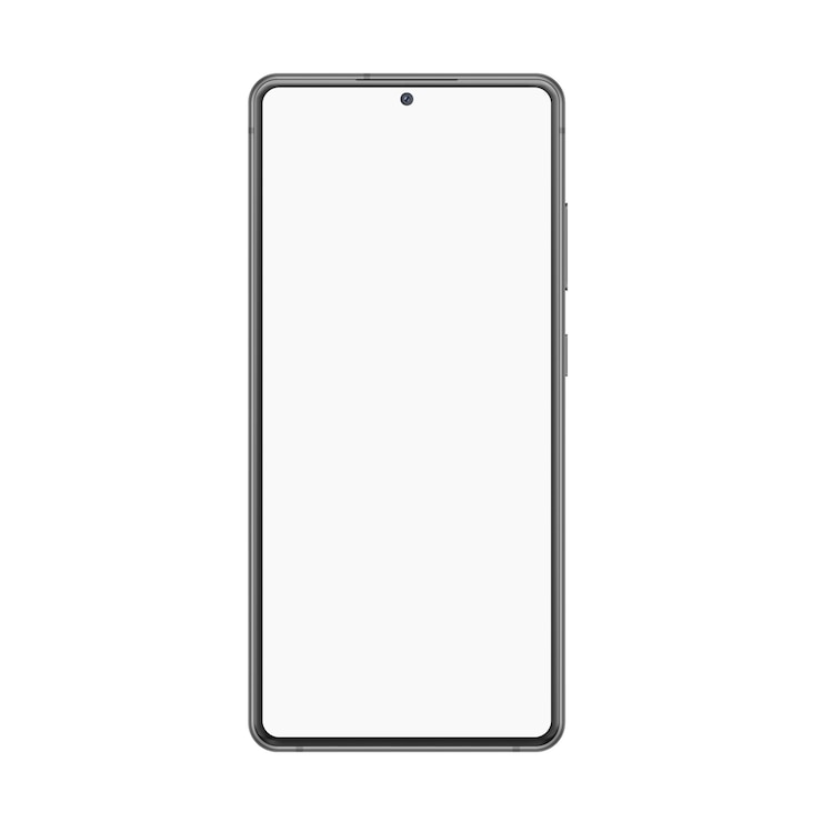 Wektor realistyczna ilustracja smartfona.