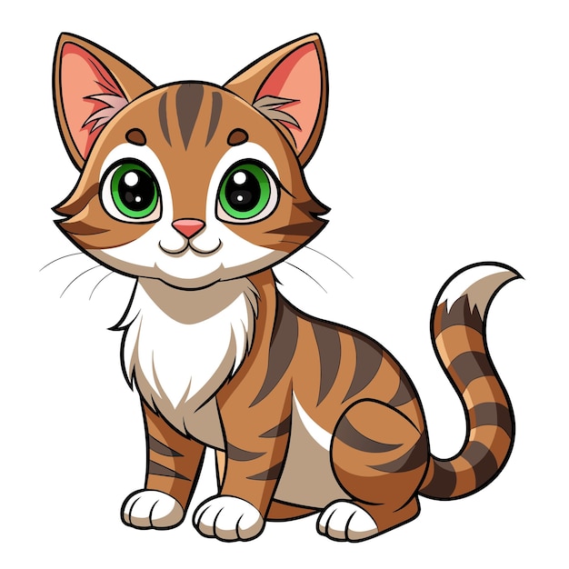 Realistyczna ilustracja wektora Cat
