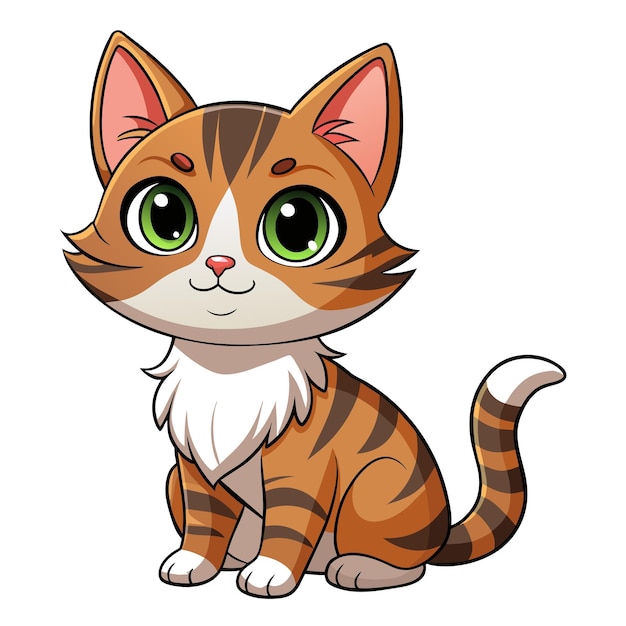 Realistyczna ilustracja wektora Cat