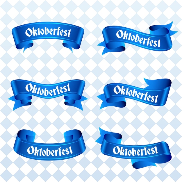 Realistyczna Kolekcja Wstążek Oktoberfest