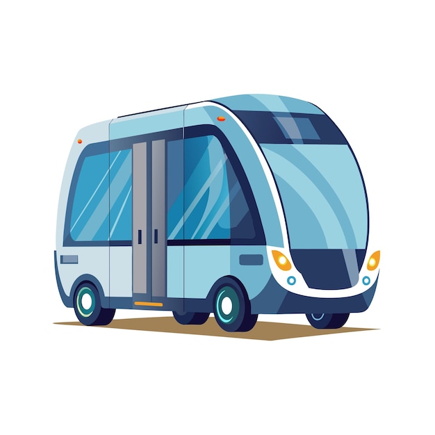 Realistyczna koncepcja ilustracji wektorowej Bus