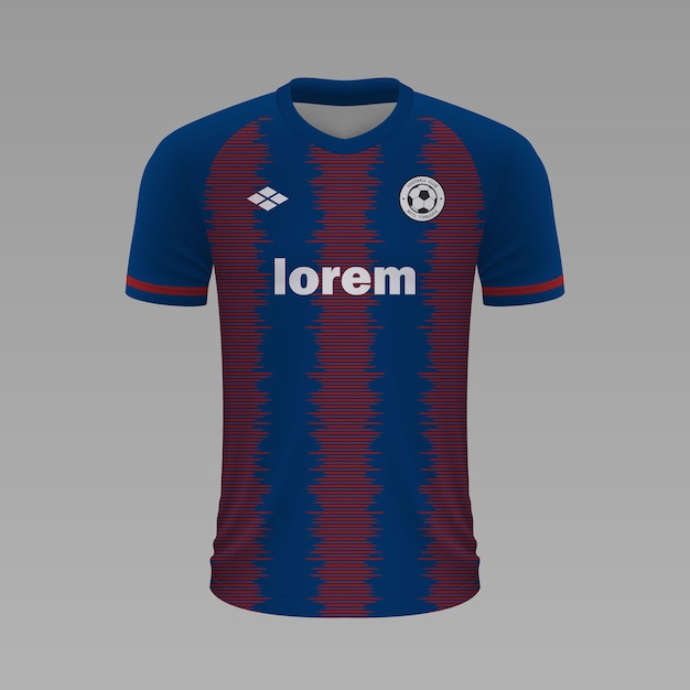 Realistyczna Koszulka Piłkarska Levante, Szablon Jersey Na Strój Piłkarski.