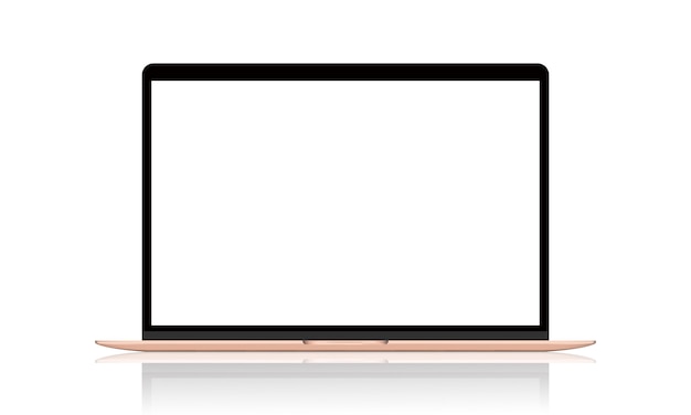 Realistyczna laptop ilustracja