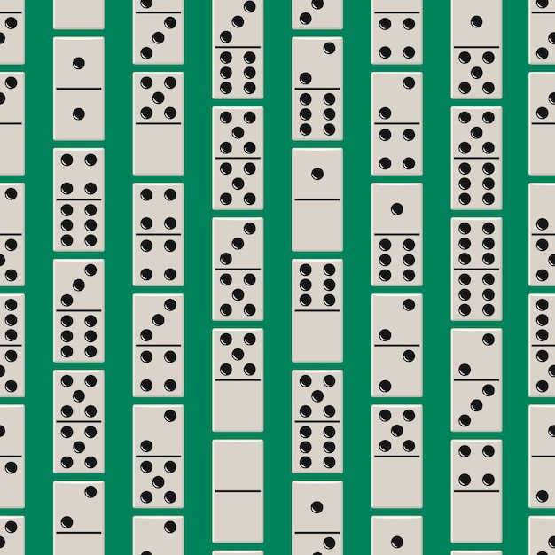 Plik wektorowy realistyczne szczegółowe 3d kości domino pełne bezszwodowe wzory wektory tła