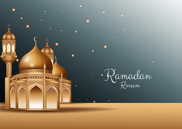 Realistyczne tło Ramadanu