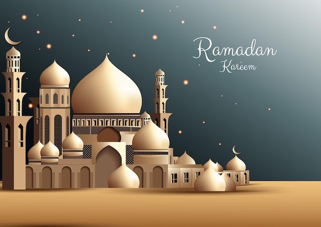 Realistyczne tło Ramadanu