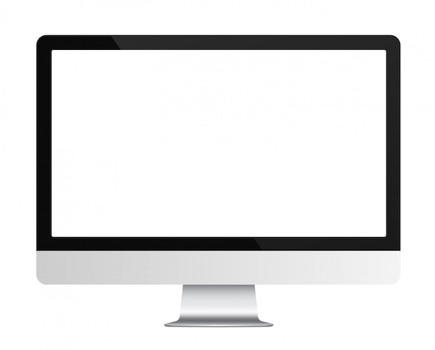 Realistyczny monitor komputerowy