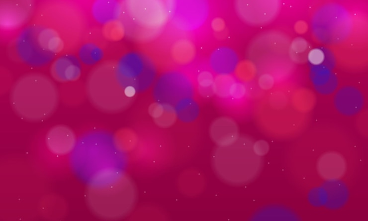 Wektor realistyczny projekt tapety z światłami bokeh