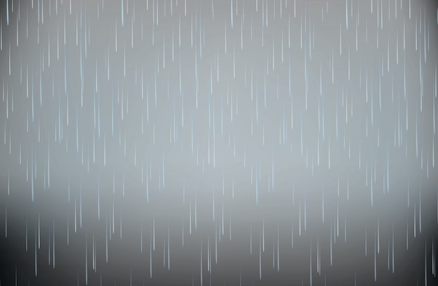 Realistyczny Stormheavy Rain Vector