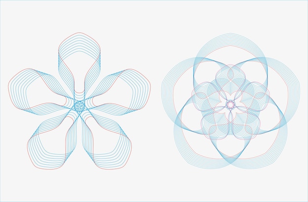 Realistyczny Wzór Geometryczny Ornament Prezent Logo Szablon Geometryczna Linia Sztuki łapacz Snów