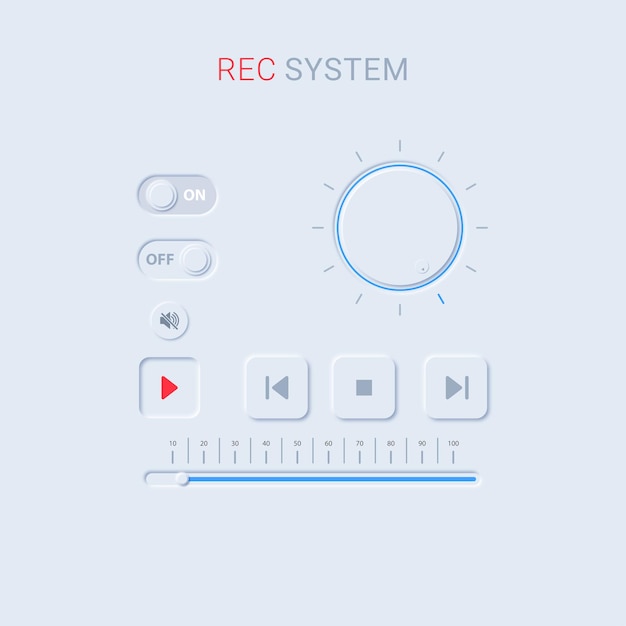 Rec System Neumorfizm