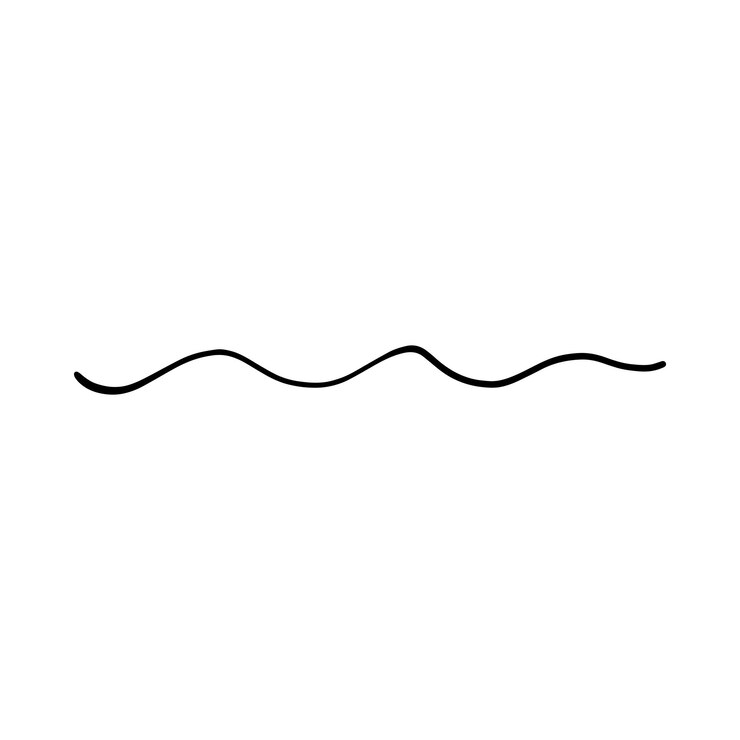 Wektor ręcznie narysowana ikona kręconej linii dzielącej ilustracja wektorowa element projektu swish swash swoosh podkreślenie swirl squiggle stroke line