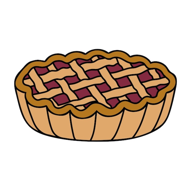 ręcznie narysowana ilustracja wektorowa kolorowa