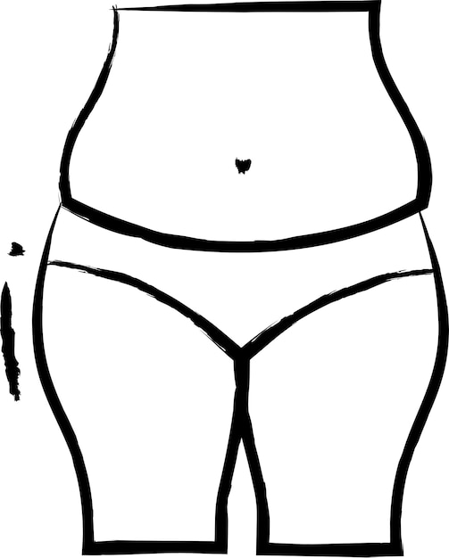 Plik wektorowy ręcznie narysowana ilustracja wektorowa tłuszczu
