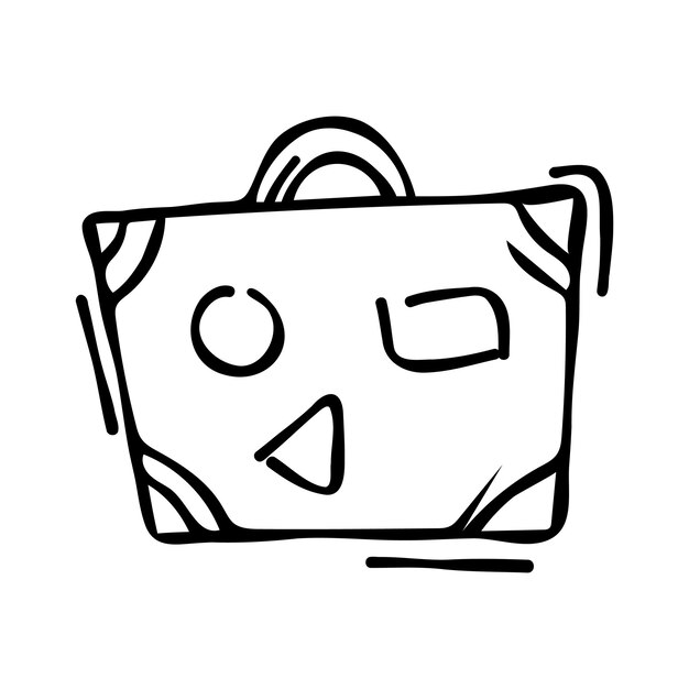 Ręcznie narysowany szkic w stylu doodle ilustracja wektorowa