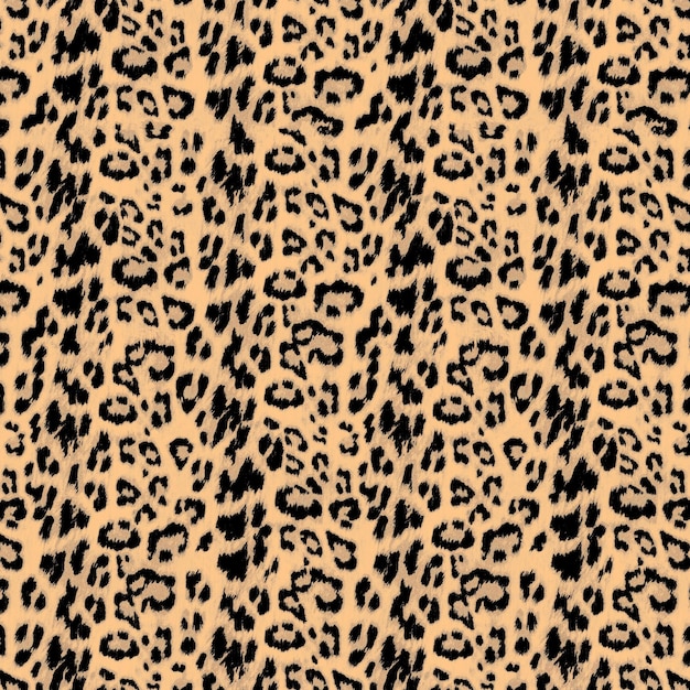 Ręcznie narysowany wektor leoparda, wektor projektowy, druk zwierzęcy geparda