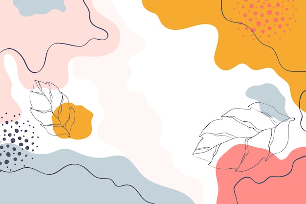 Ręcznie rysowane abstrakcyjne tło doodle