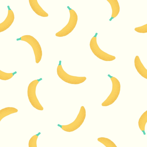 Ręcznie rysowane bananowy wzór