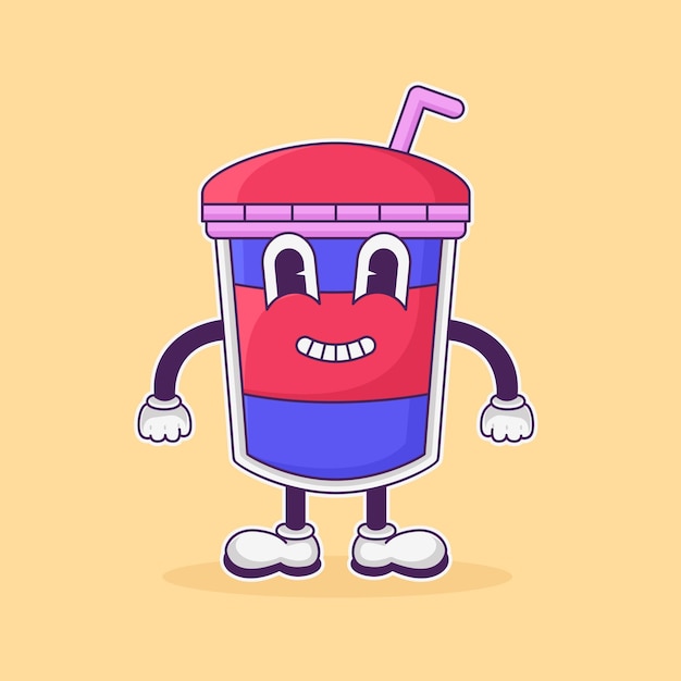 Ręcznie rysowane ekologiczny kubek wektor ilustracja projektu