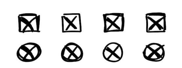 Plik wektorowy ręcznie rysowane ilustracja znacznika wyboru
