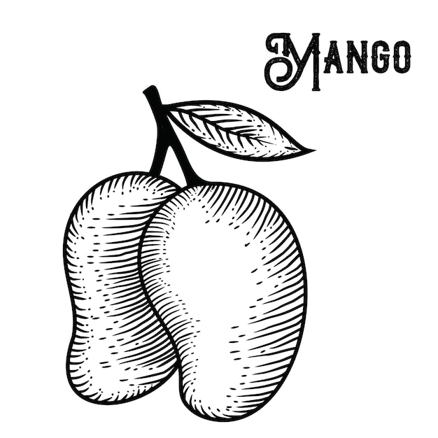 Ręcznie Rysowane Mango