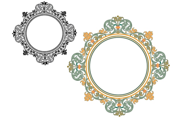 Plik wektorowy ręcznie rysowane poziome banery z elementami dekoracji wstążki w stylu retro na białym tle ilustracji wektorowych