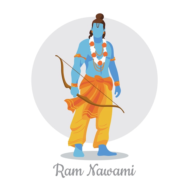 Ręcznie Rysowane Ram Navami