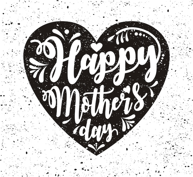 Ręcznie Rysowane Z Happy Mother's Day