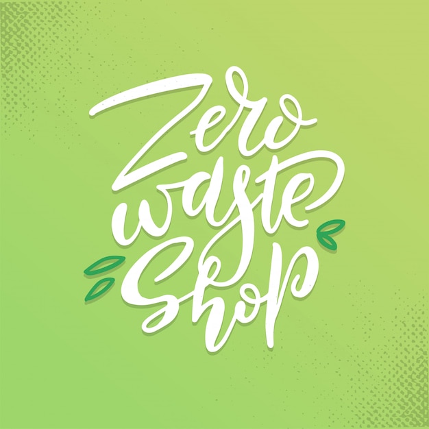 Ręcznie Rysowane Zero Sklep Logo Lub Znak