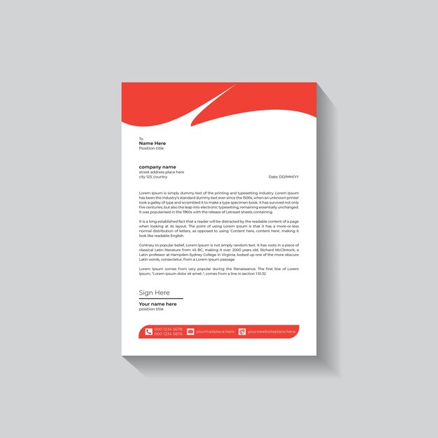 Red firmowy projekt