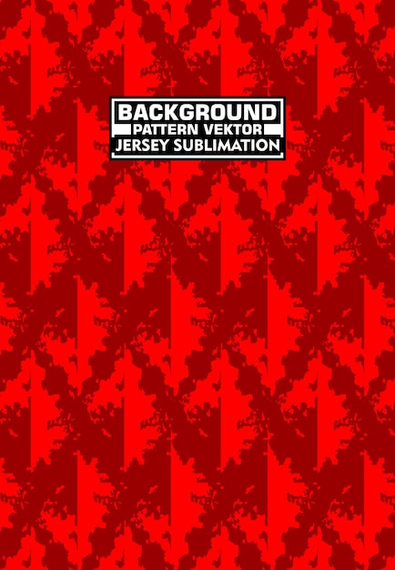Red jersey sublimation pattern