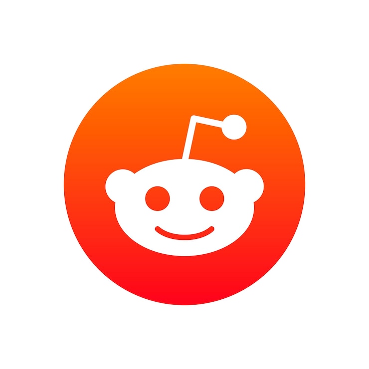 Wektor reddit logo