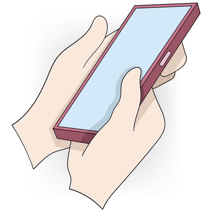 ręka trzymająca smartfon, aby uzyskać dostęp do czegokolwiek z Internetu