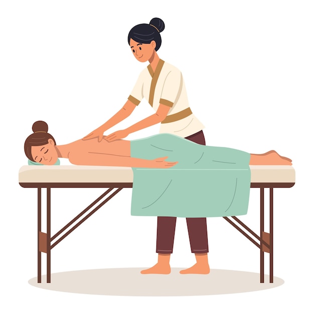 Relaksująca masażoterapia