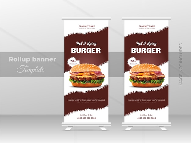 Restauracja Roll Up Banner Design