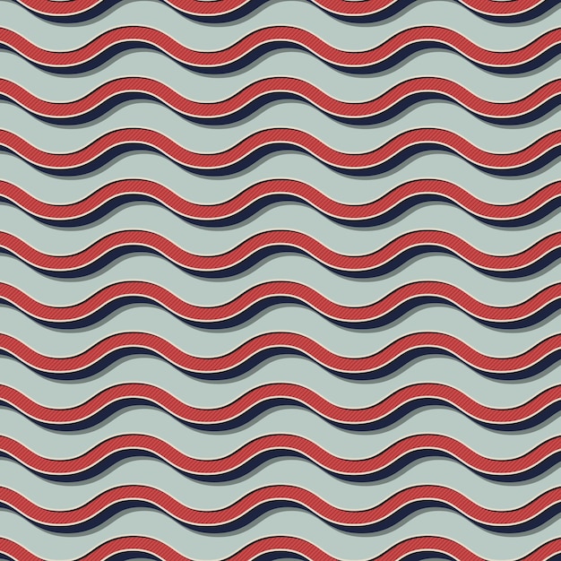 Retro fale wzór, abstrakcyjne tło geometryczne w stylu lat 80-tych, 90-tych. Geometryczna prosta ilustracja