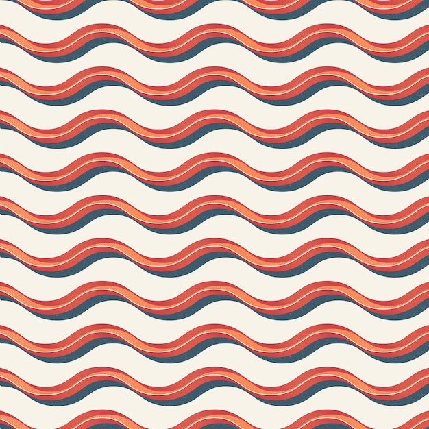 Retro fale wzór, abstrakcyjne tło geometryczne w stylu lat 80-tych, 90-tych. Geometryczna prosta ilustracja