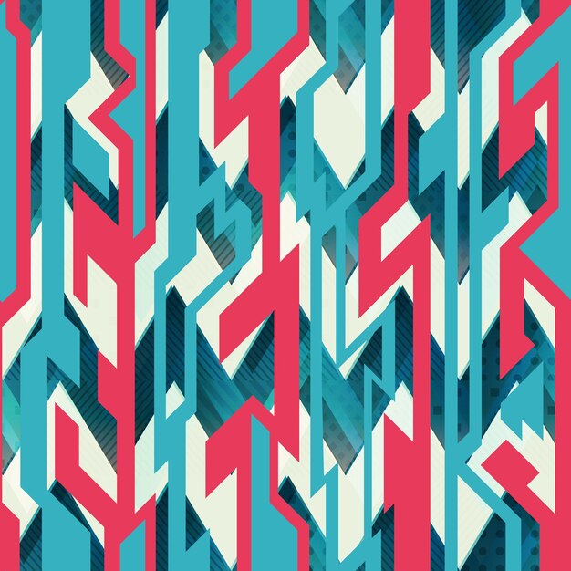 Retro geometryczny wzór eps 10 plik wektorowy