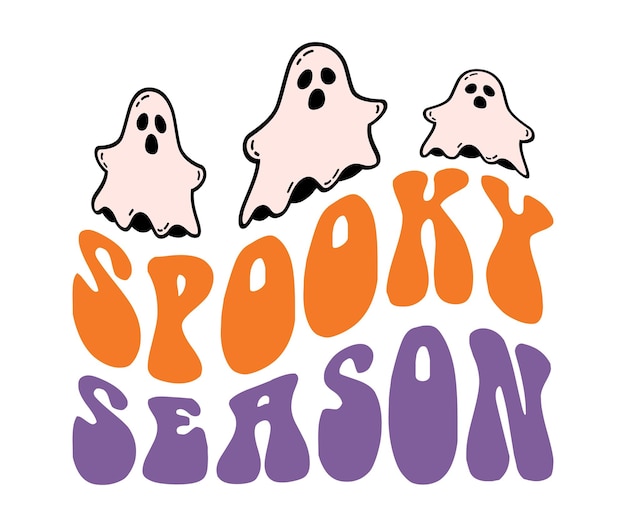 Retro Halloween Svg plik projektowy