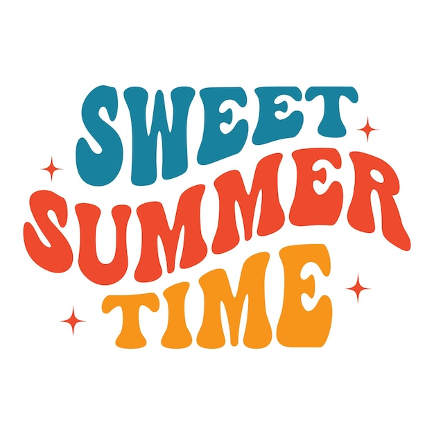 Retro letni Svg Design i letni Swg Design File
