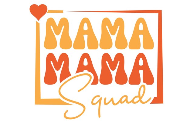 Retro Mama Svg Bundle