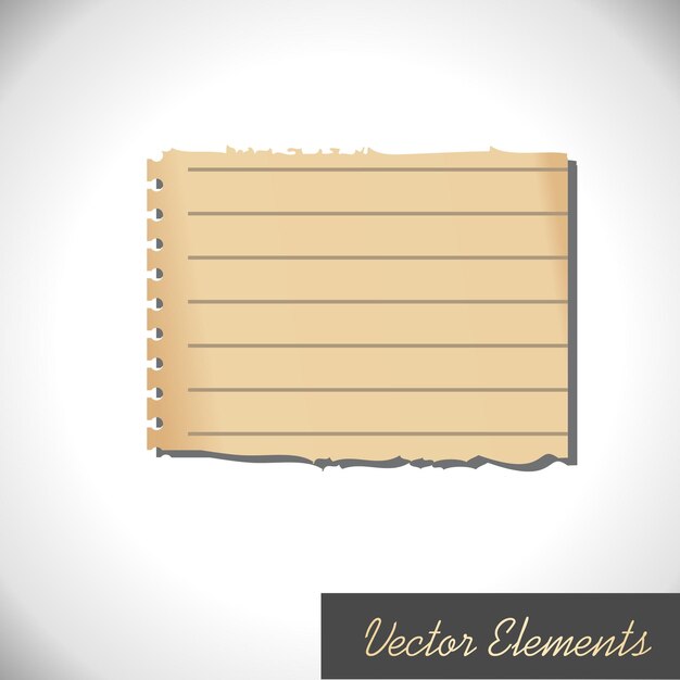 Retro Paper Element Vector W Stylu Vintage Etykiety