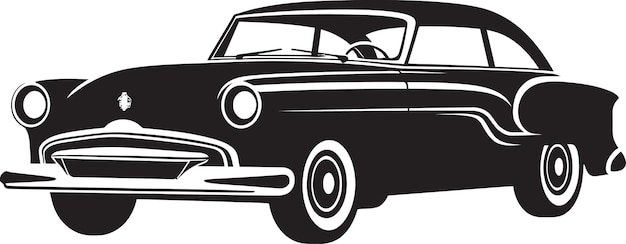 Plik wektorowy retro radiance black vintage emblem iconic vintage car emblem design