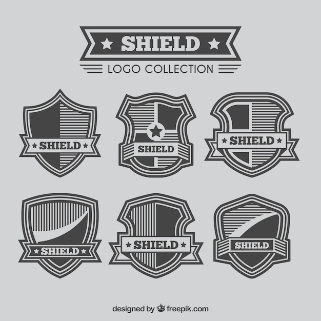 Retro Shield Logo