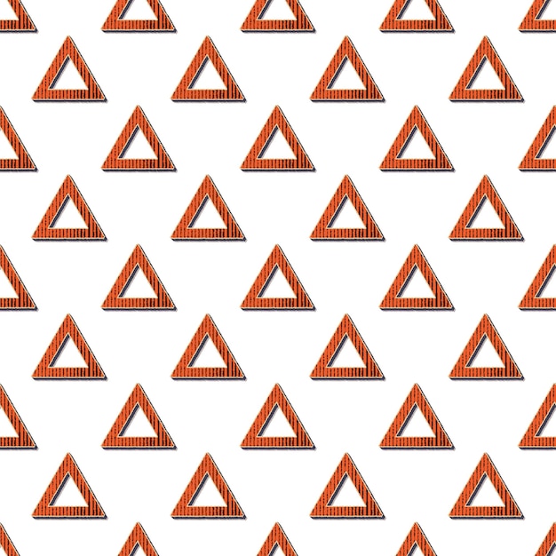 Retro trójkąty wzór, abstrakcyjne tło geometryczne w stylu lat 80-tych, 90-tych. Geometryczna prosta ilustracja