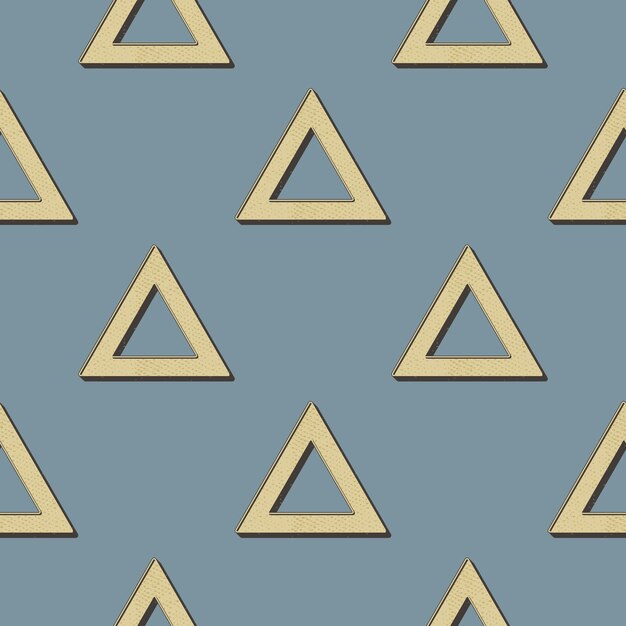 Retro trójkąty wzór, abstrakcyjne tło geometryczne w stylu lat 80-tych, 90-tych. Geometryczna prosta ilustracja