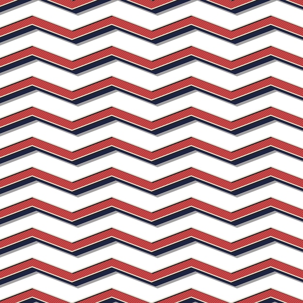 Retro wzór zygzak, abstrakcyjne tło geometryczne w stylu lat 80-tych, 90-tych. Geometryczna prosta ilustracja